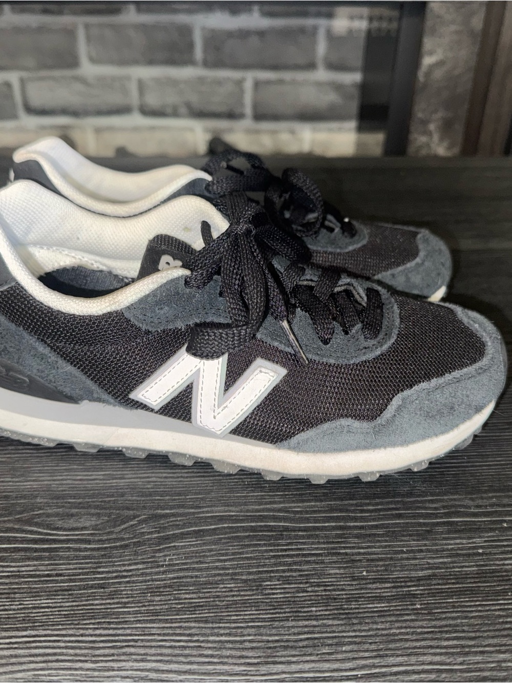New Balance Black & Gray 515 Sneakers